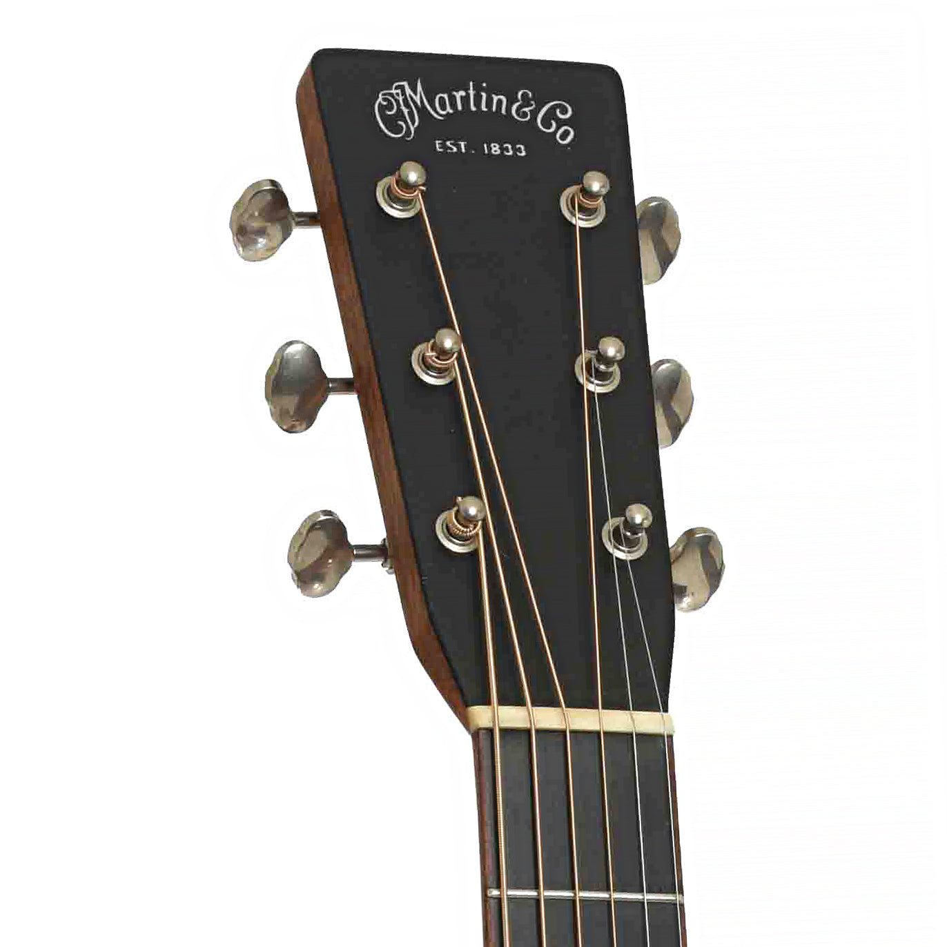 Front headstock of Martin Custom Shop CS-GP-14 Guatemalan Rosewood