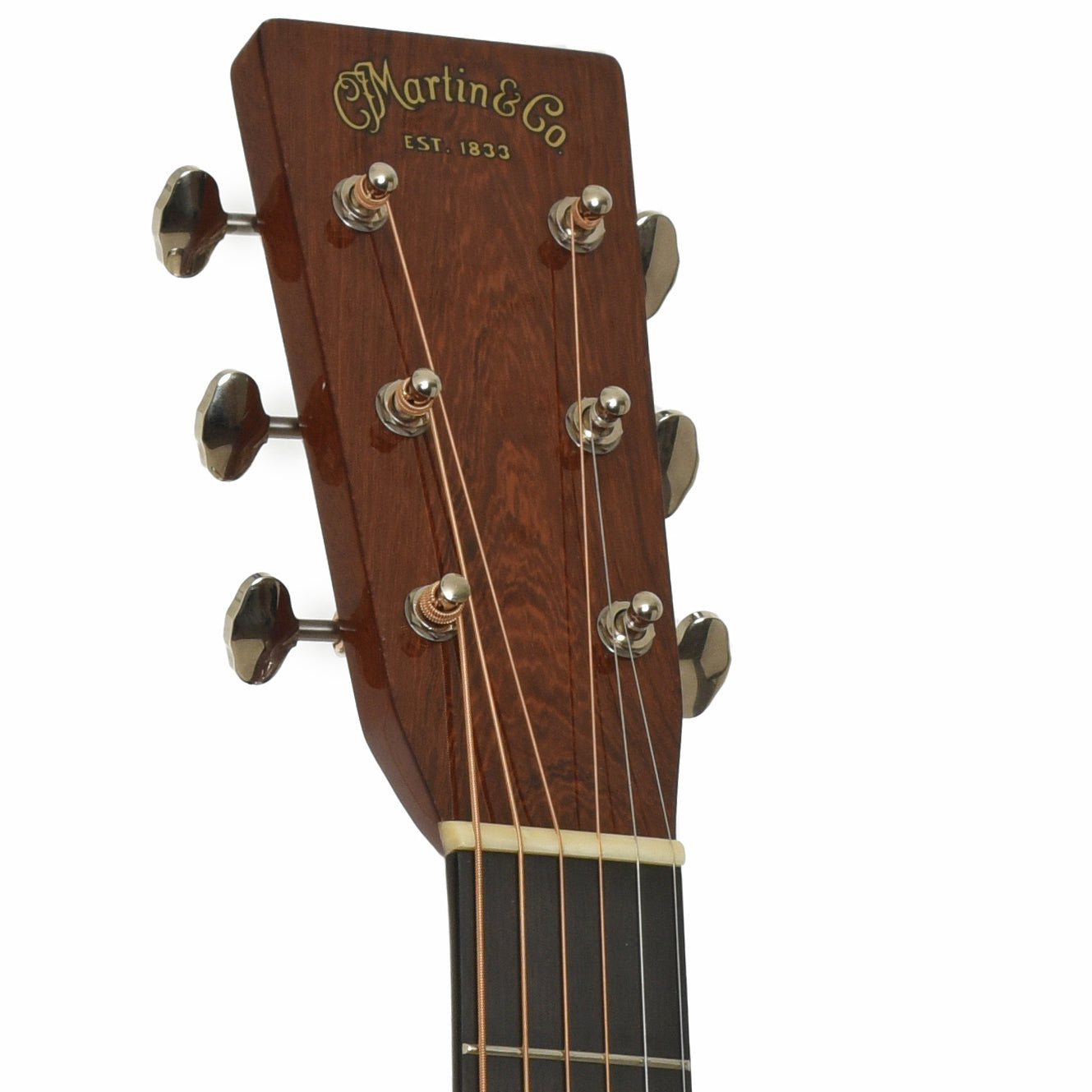 Headstock of   Martin OMC-18 Laurence Juber Custom Edition Acoustic Electric Guitar                           