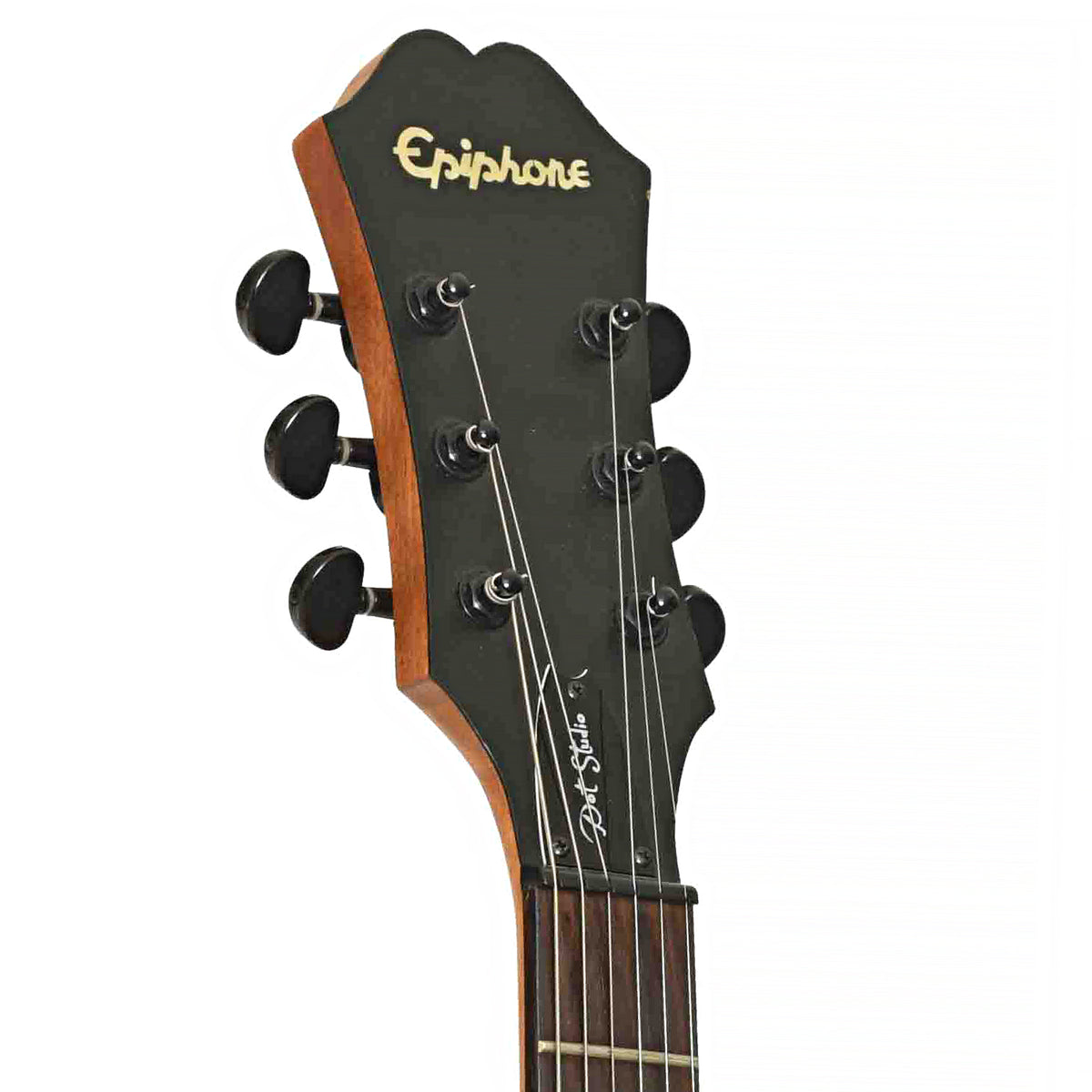 Front headstock of Epiphone Dot Studio