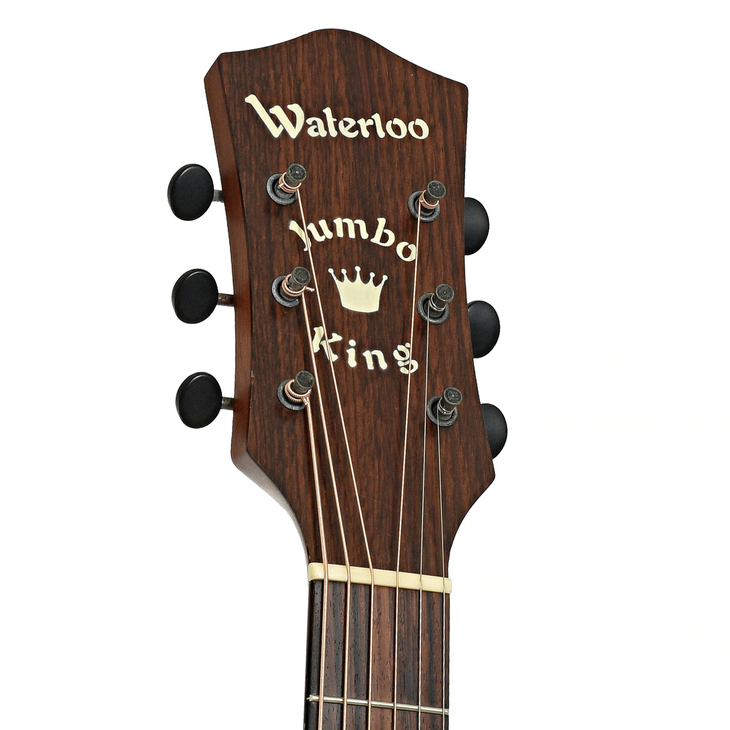 Headstock of Waterloo WL-JK Acoustic Guitar 