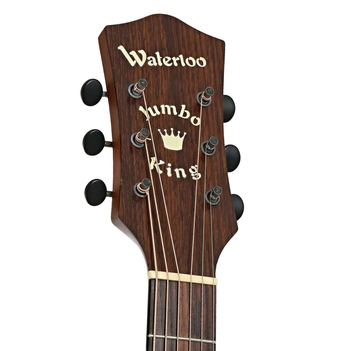 Headstock of Waterloo WL-JK Acoustic Guitar 