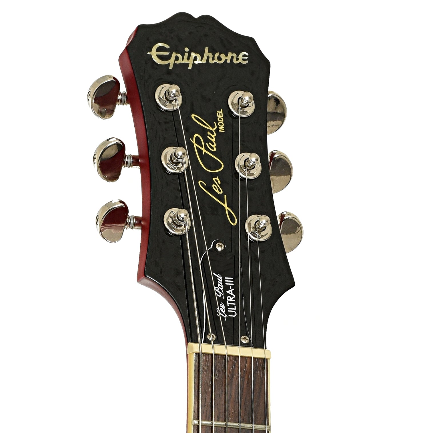 Headtock of Epiphone Les Paul Ultra III Electric Guitar