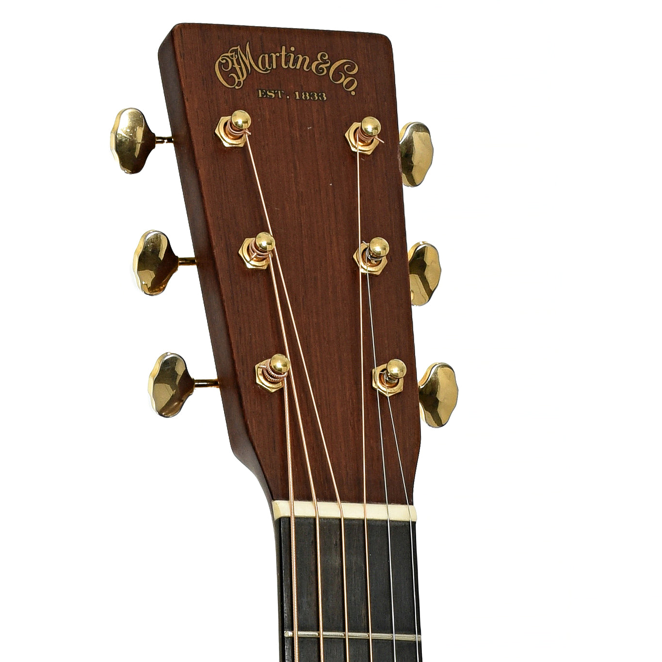 Headstock of Martin Custom 000-18 Acoustic Guitar 