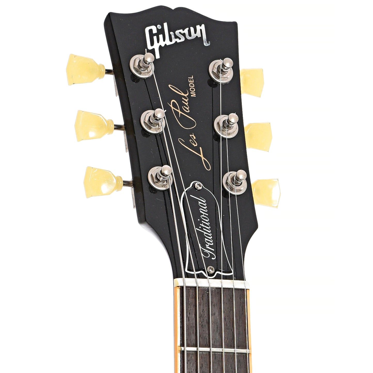 Front headstock of Gibson Les Paul Traditional Electric Guitar (2008)