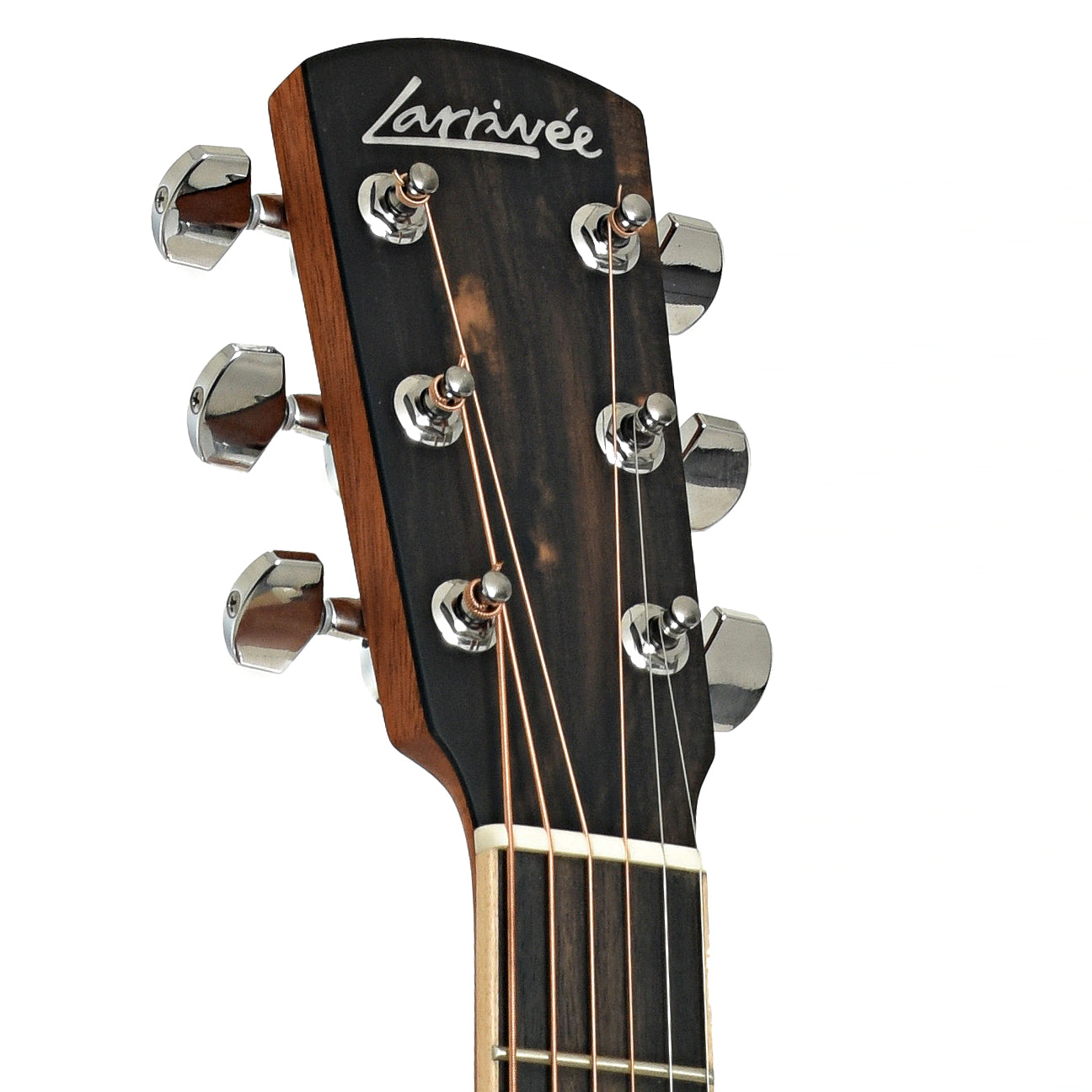 Headstokc of Larrivee LV-03 Recording Series L Body Acoustic Guitar