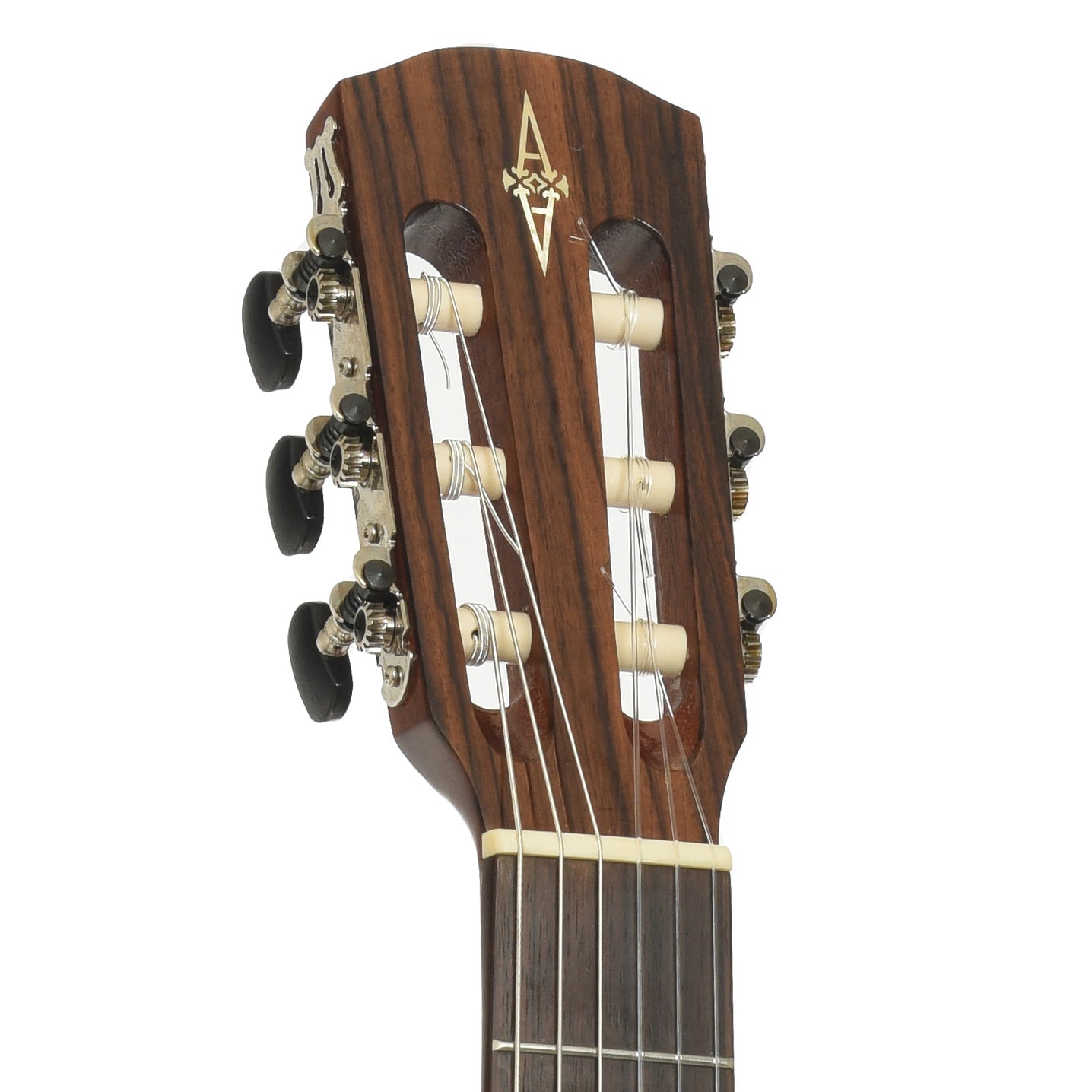 Headstock of Alvarez AC65HCE Classical Acoustic-Electric Guitar 