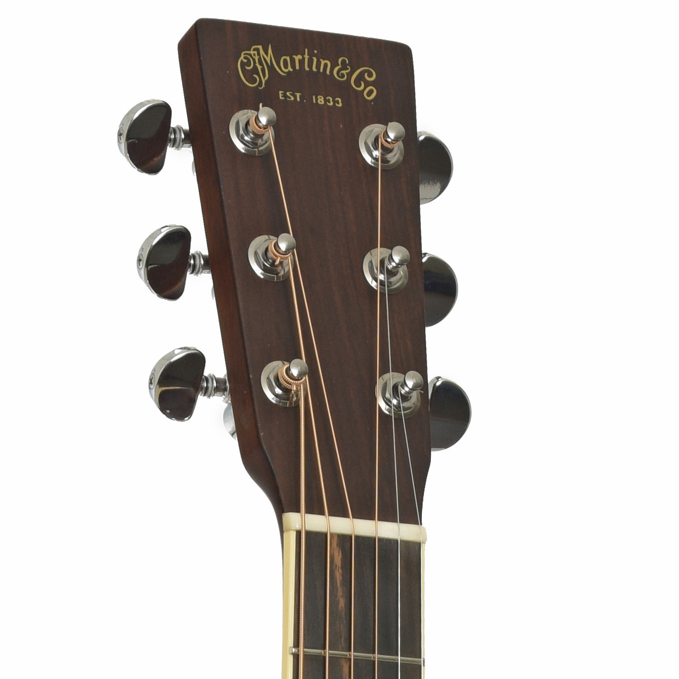 Headstock of Martin M-36 Acoustic-Electric Guitar