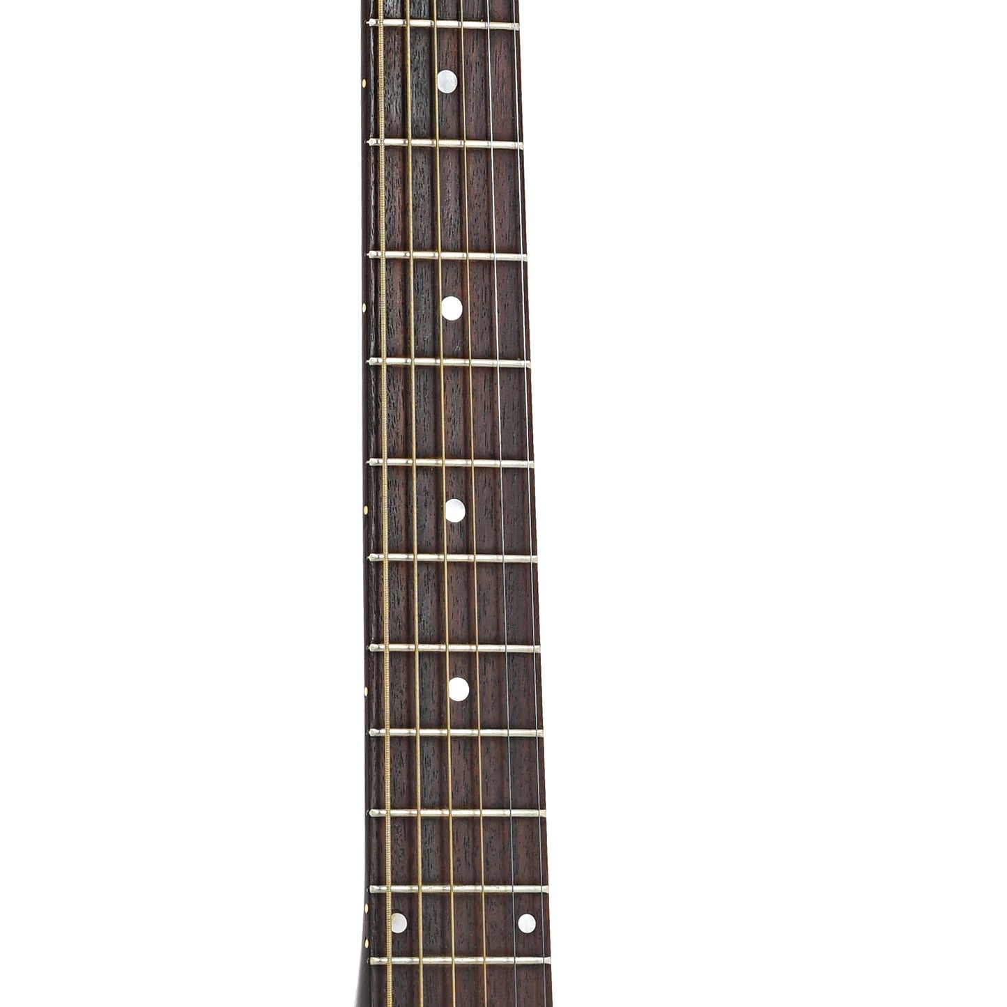 Fretboard of Gibson J-55 Acoustic Guitar
