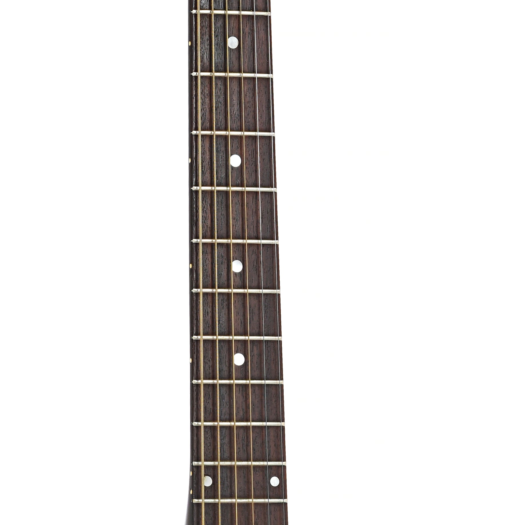 Fretboard of Gibson J-55 Acoustic Guitar