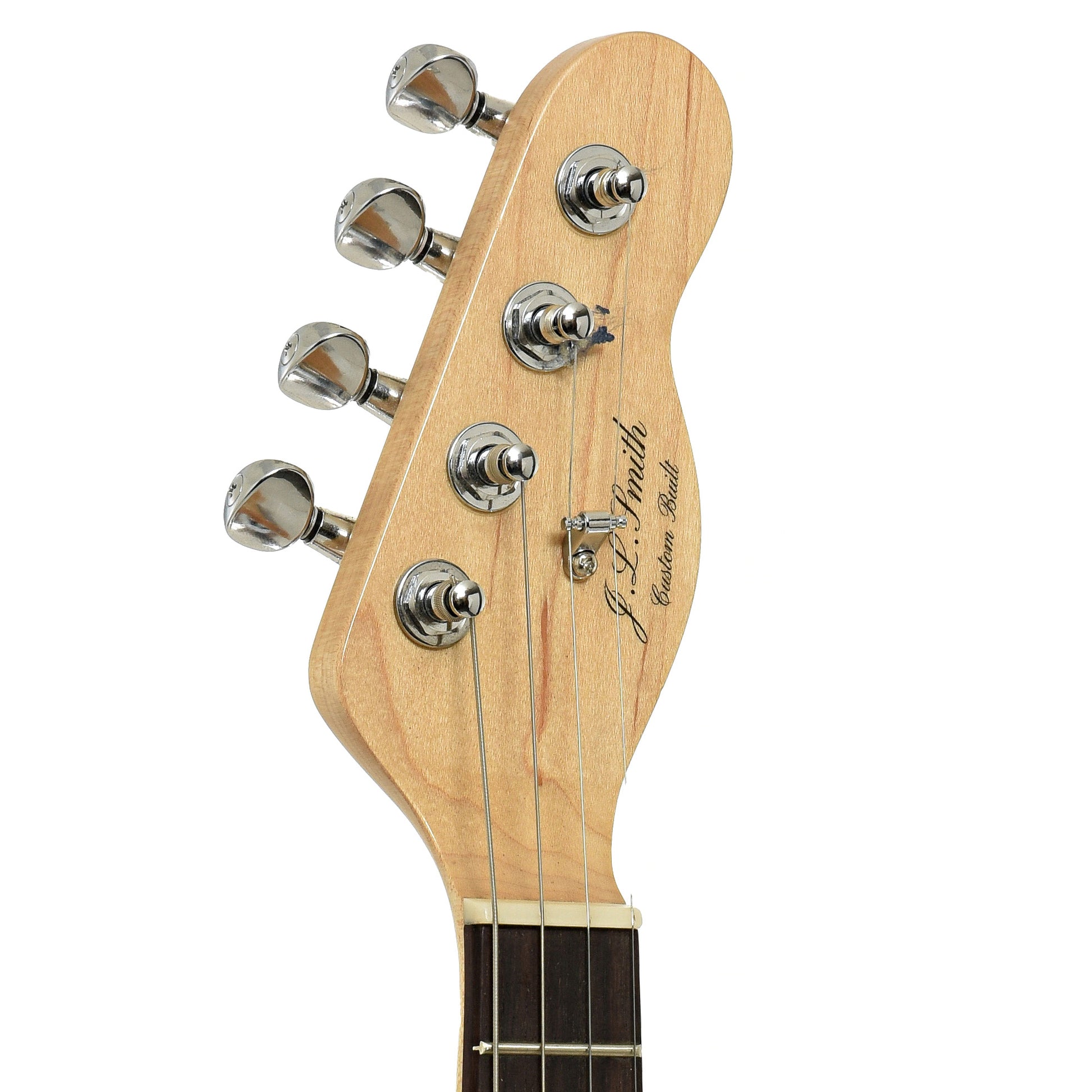 Headstock of J.L. Smith Electric Mandolin