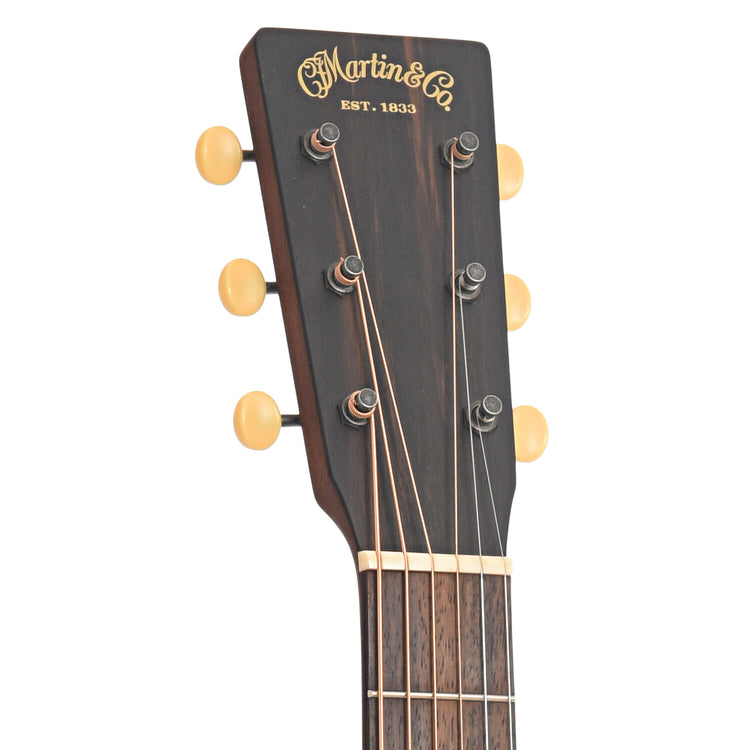 Front headstock  of Martin 00-17S Whiskey Sunset Guitar