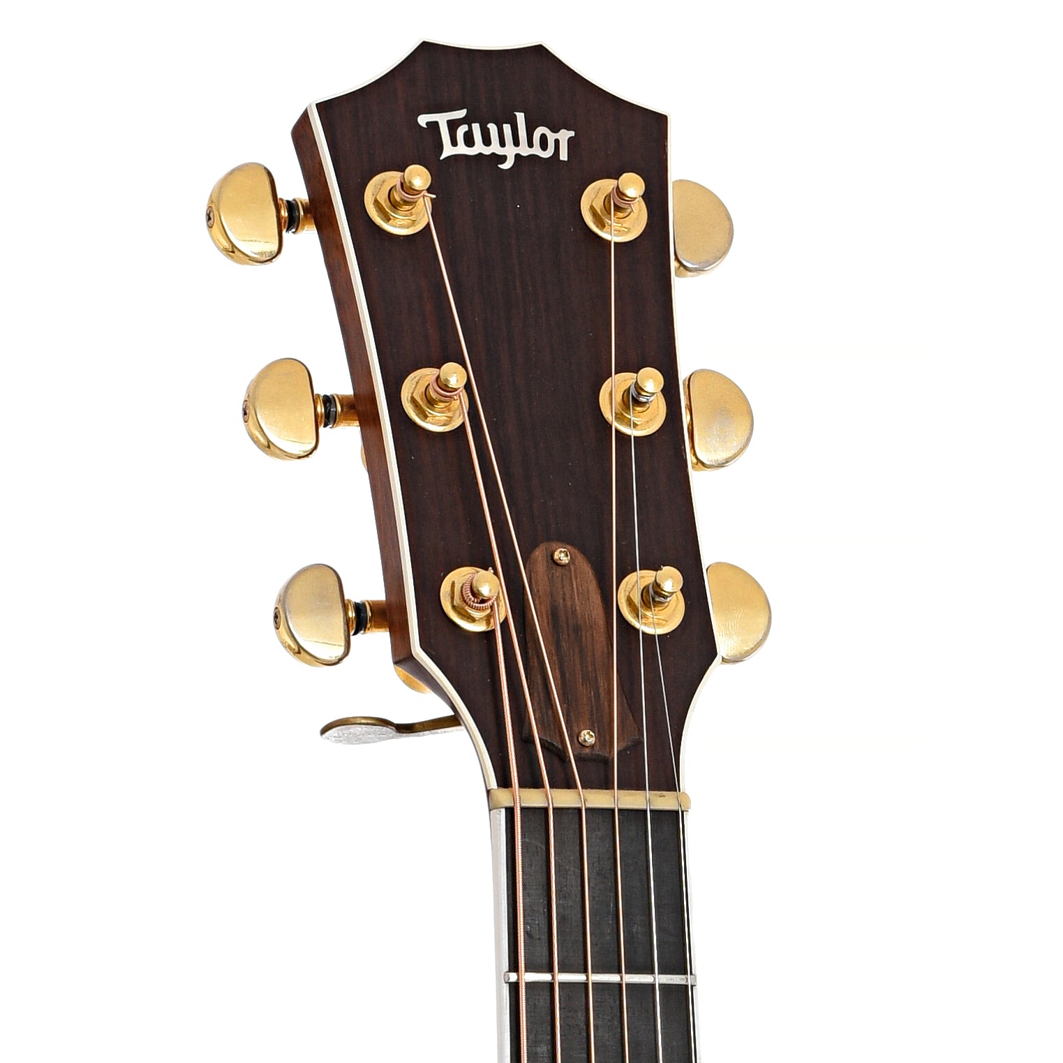 Front headstock of Taylor DCSM Dan Crary Acoustic Guitar (1998)