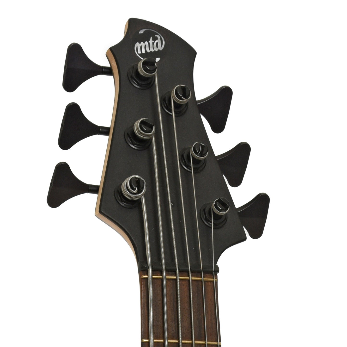 Headstock of MTD 630-24 Short Scale 6-String Electric Bass 