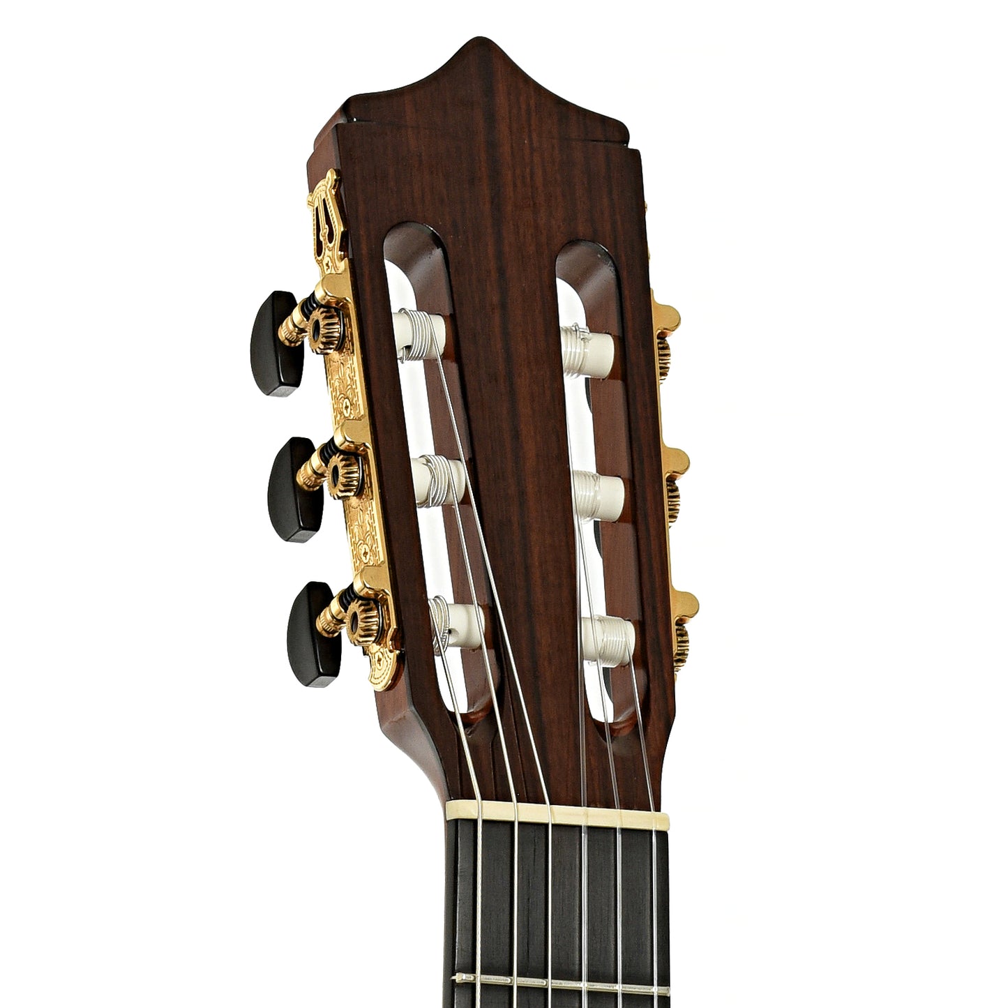 Headstock of LoPrinzi International Concert Classical Guitar