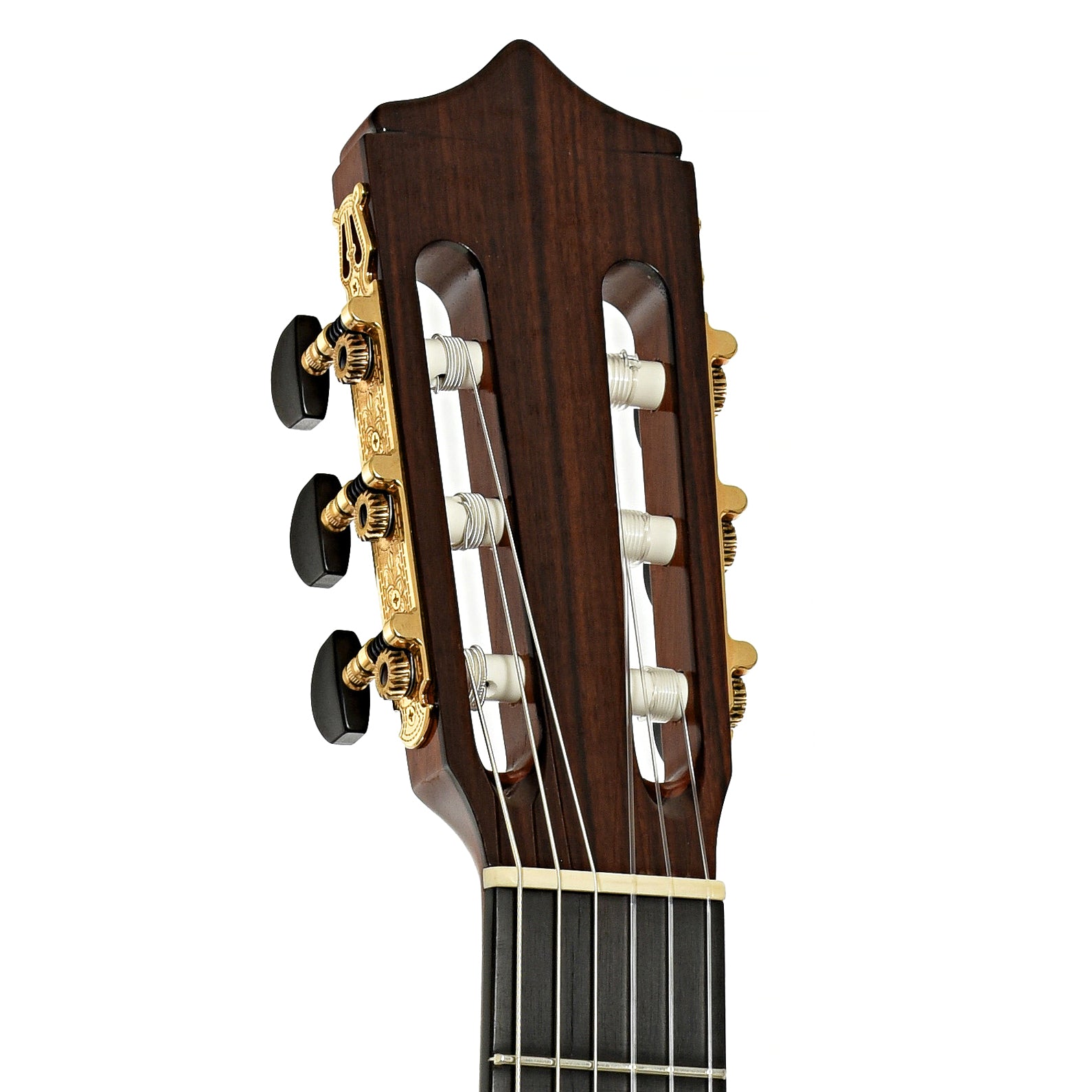 Headstock of LoPrinzi International Concert Classical Guitar