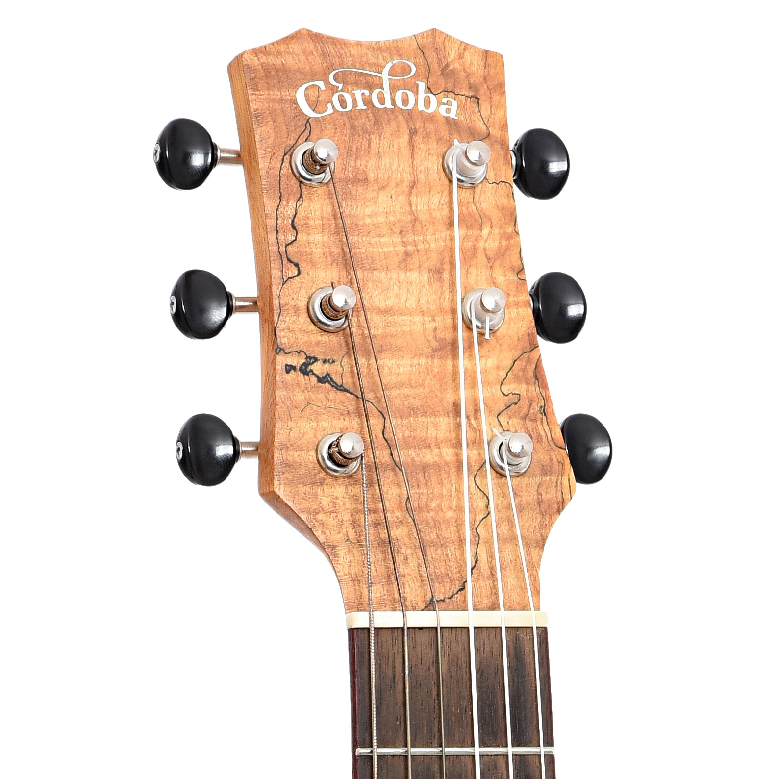 Front headstock of Cordoba Mini SM-CE Nylon String Acoustic Guitar (2016)