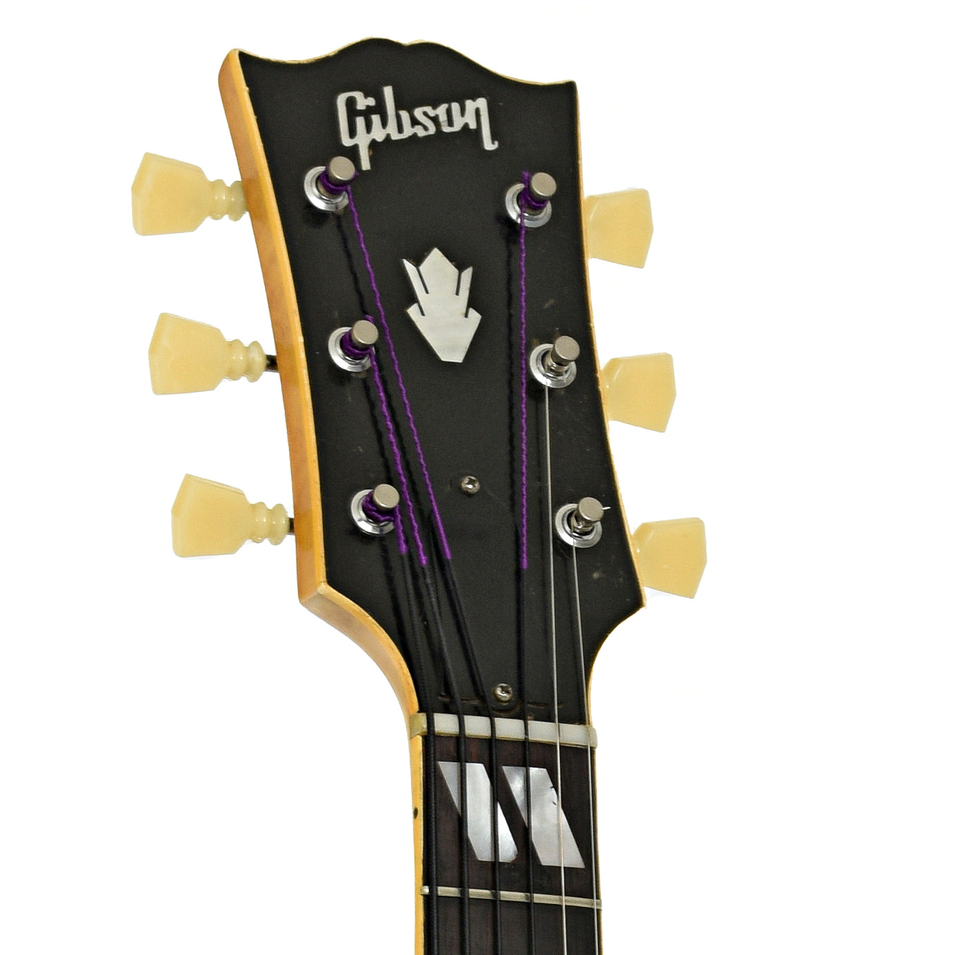 Headstock of Gibson L-7CE Archtop Hollowbody Electric Guitar