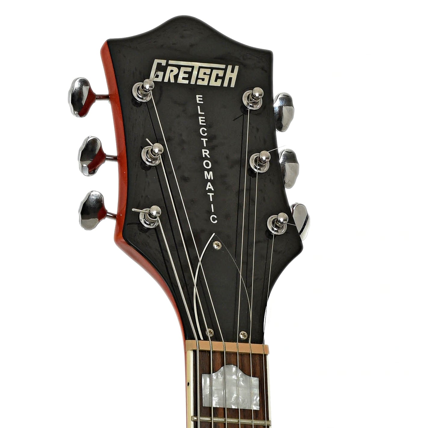 Headstock of Gretsch G5420T Hollowbody Electric Guitar 
