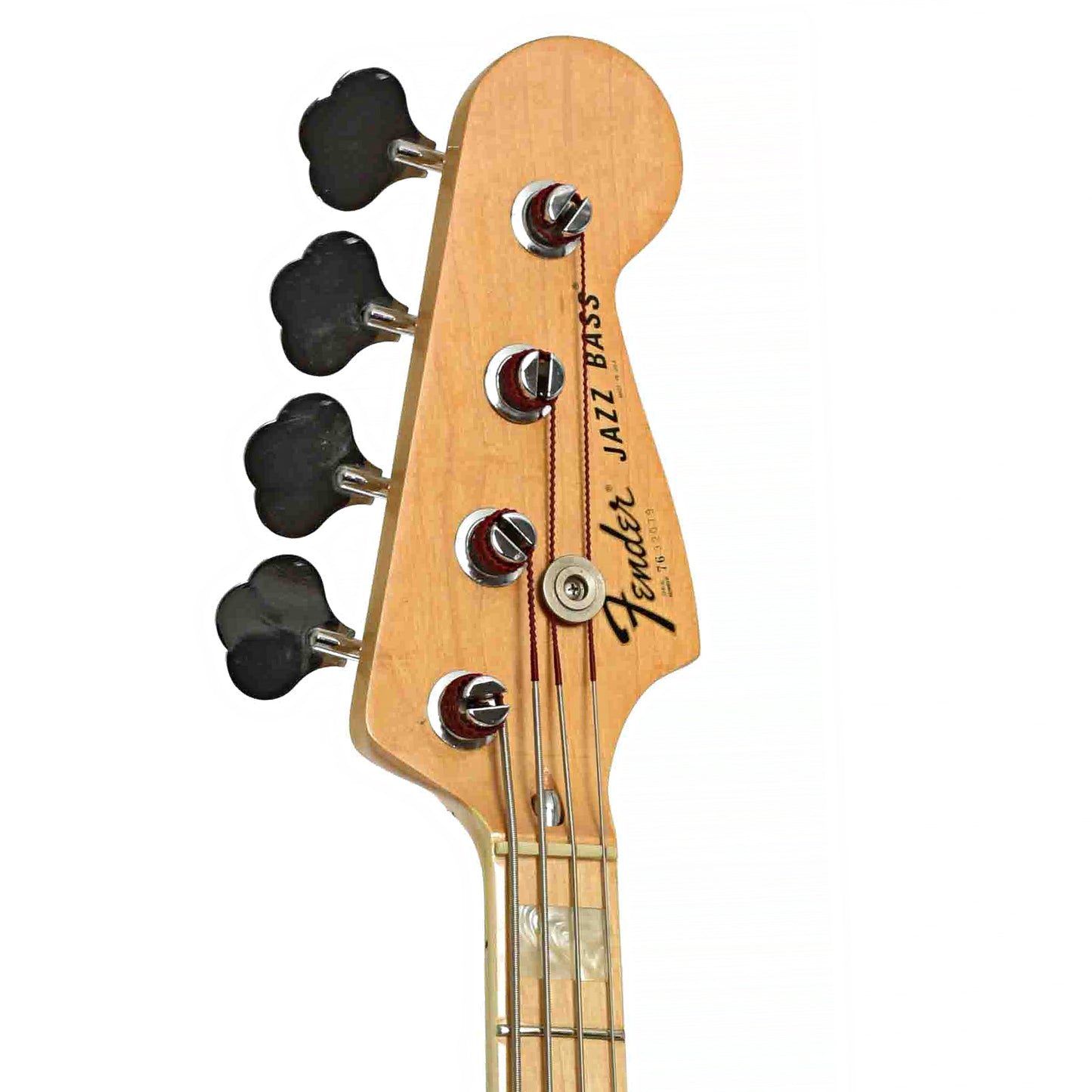 Front headstock of Fender Jazz Electric Bass