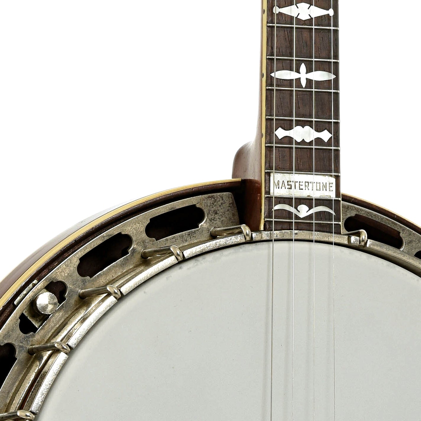 Front neck joint of Gibson PB-3 Flathead Plectrum Banjo