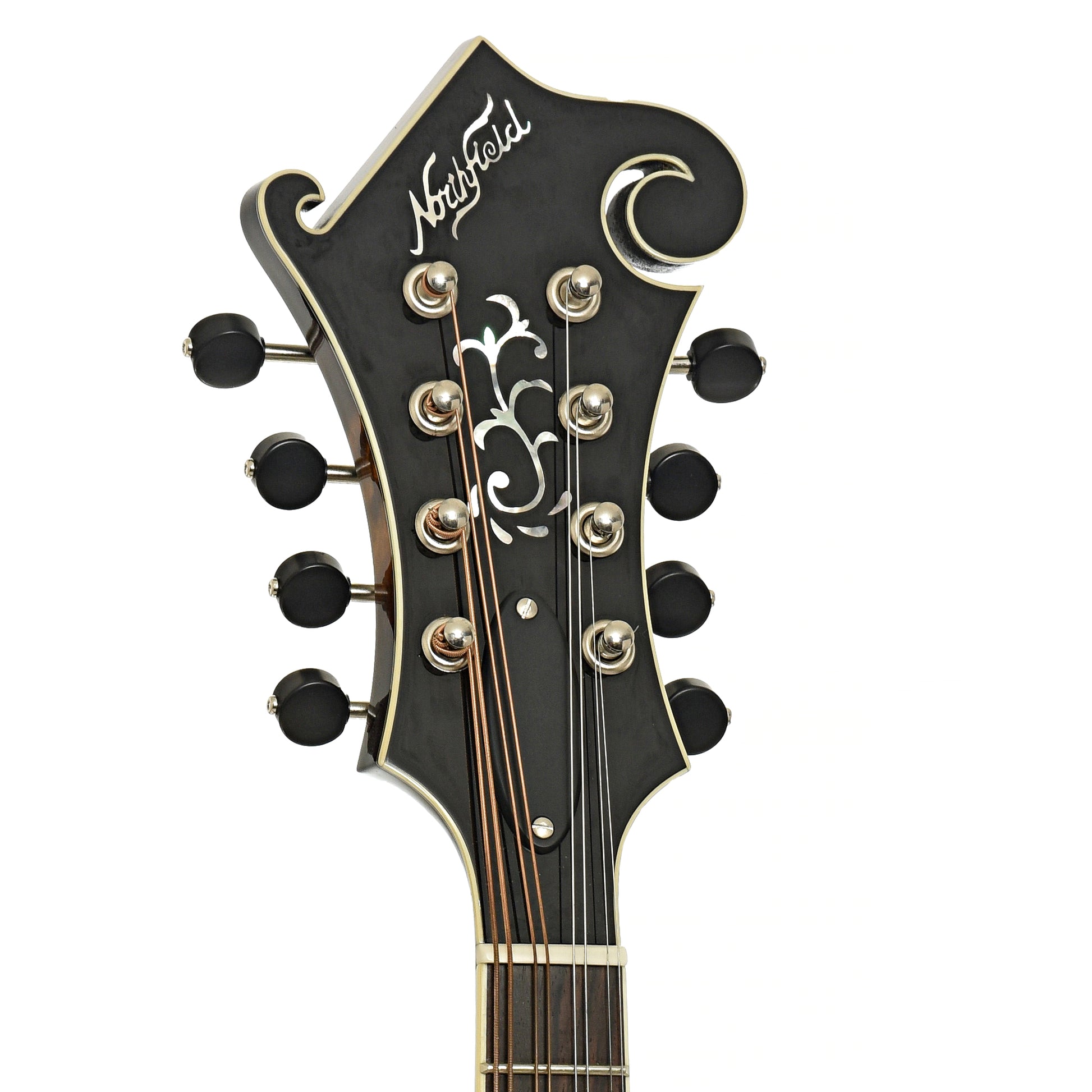 Headstock of Northfield Workshop NFB-F5A Master Model Big Mon Mandolin