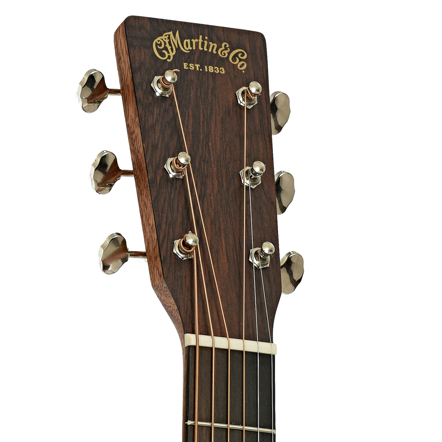 Headstock of Martin 000-13E Retro Walnut Guitar