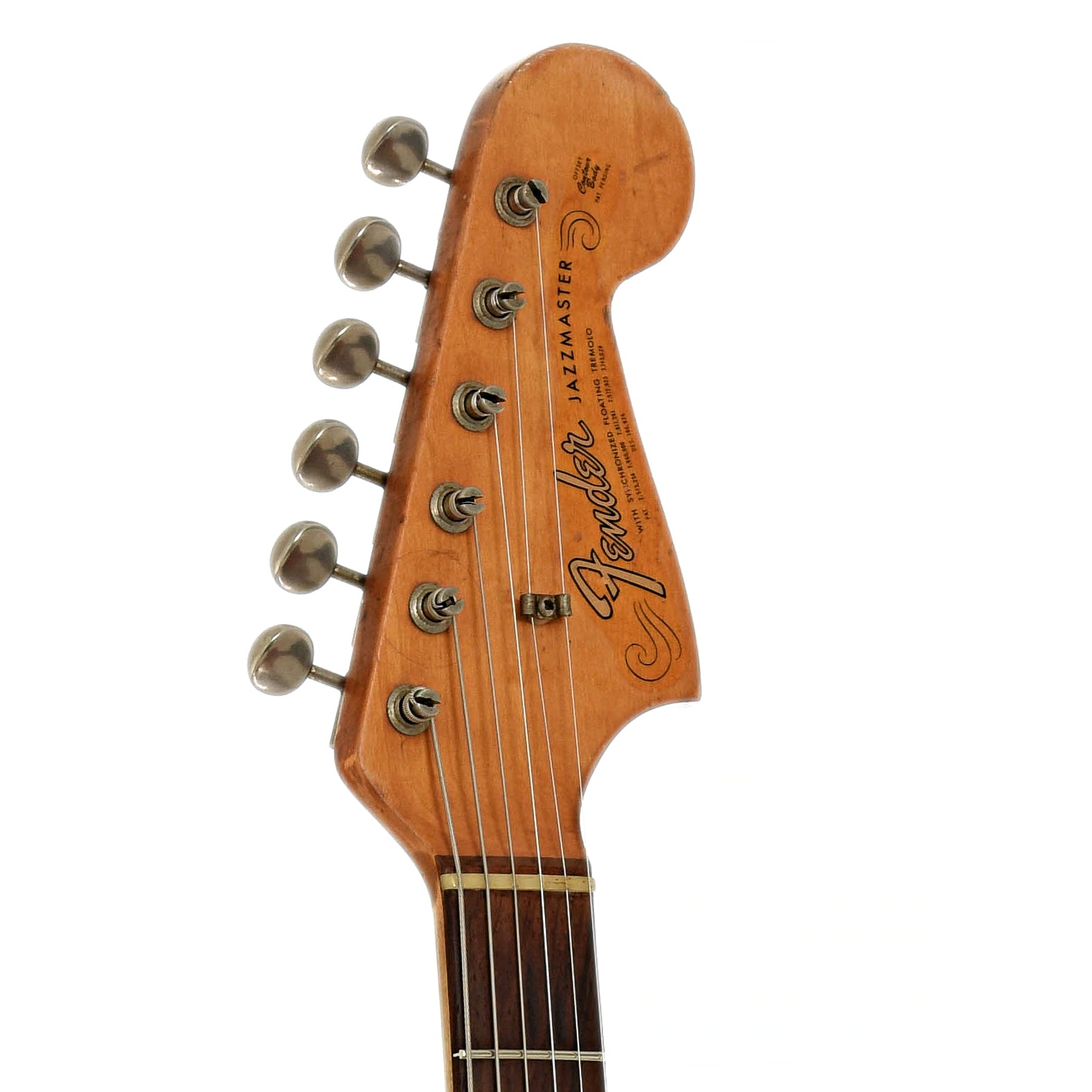 Headstock of Fender Jazzmaster Electric Guitar