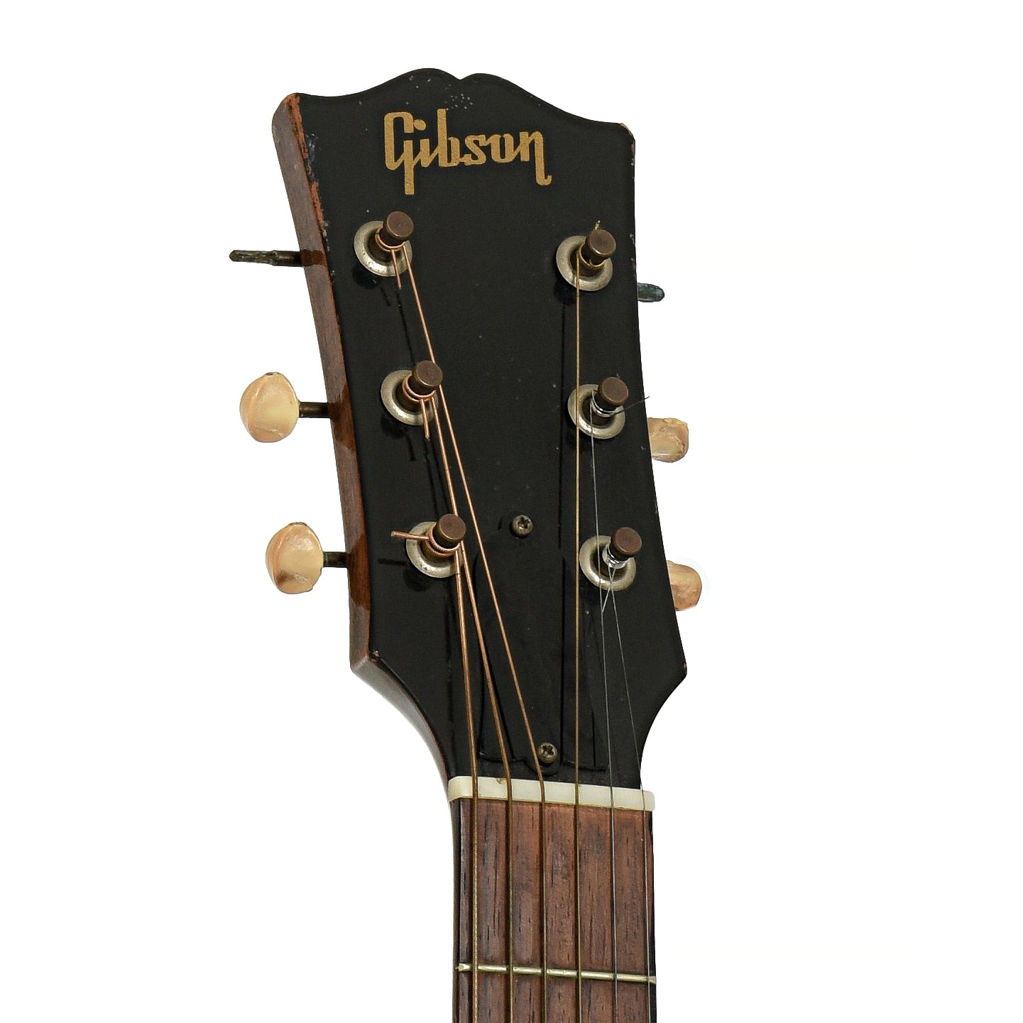 Headstock of Gibson LG-1 Acoustic Guitar 