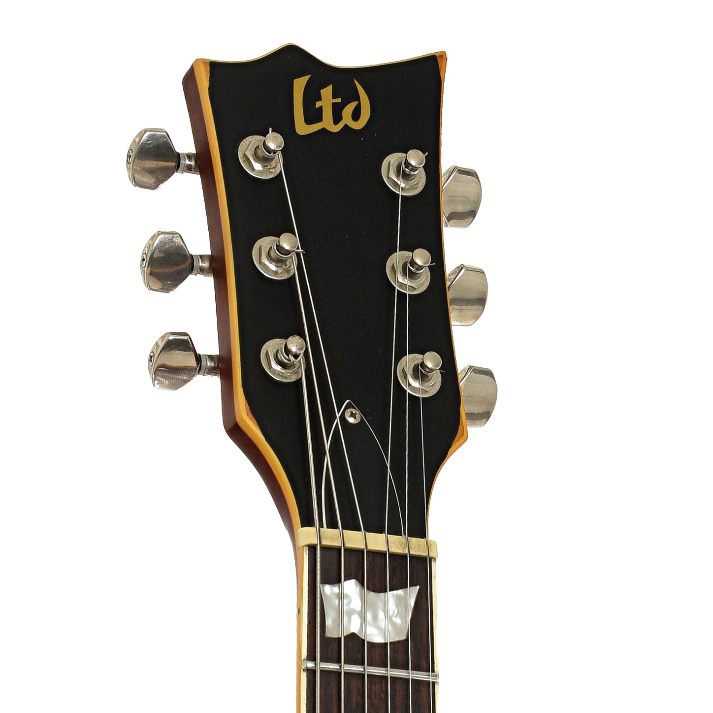 Headstock of ESP LTD EC-256-AHB Electric Guitar