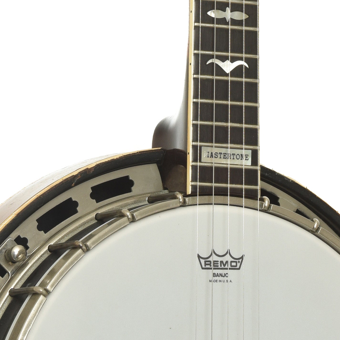 Front neck joint of Gibson RB-250 Resonator Banjo 