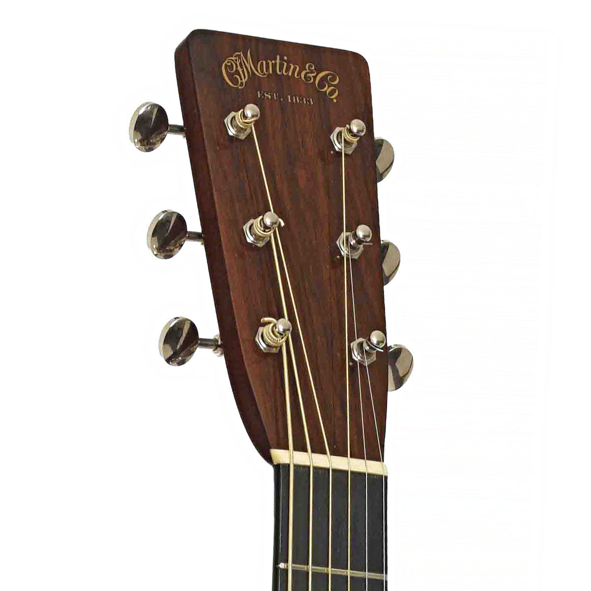 Front Headstock of Martin D-28 Authentic 1941 Acoustic Guitar
