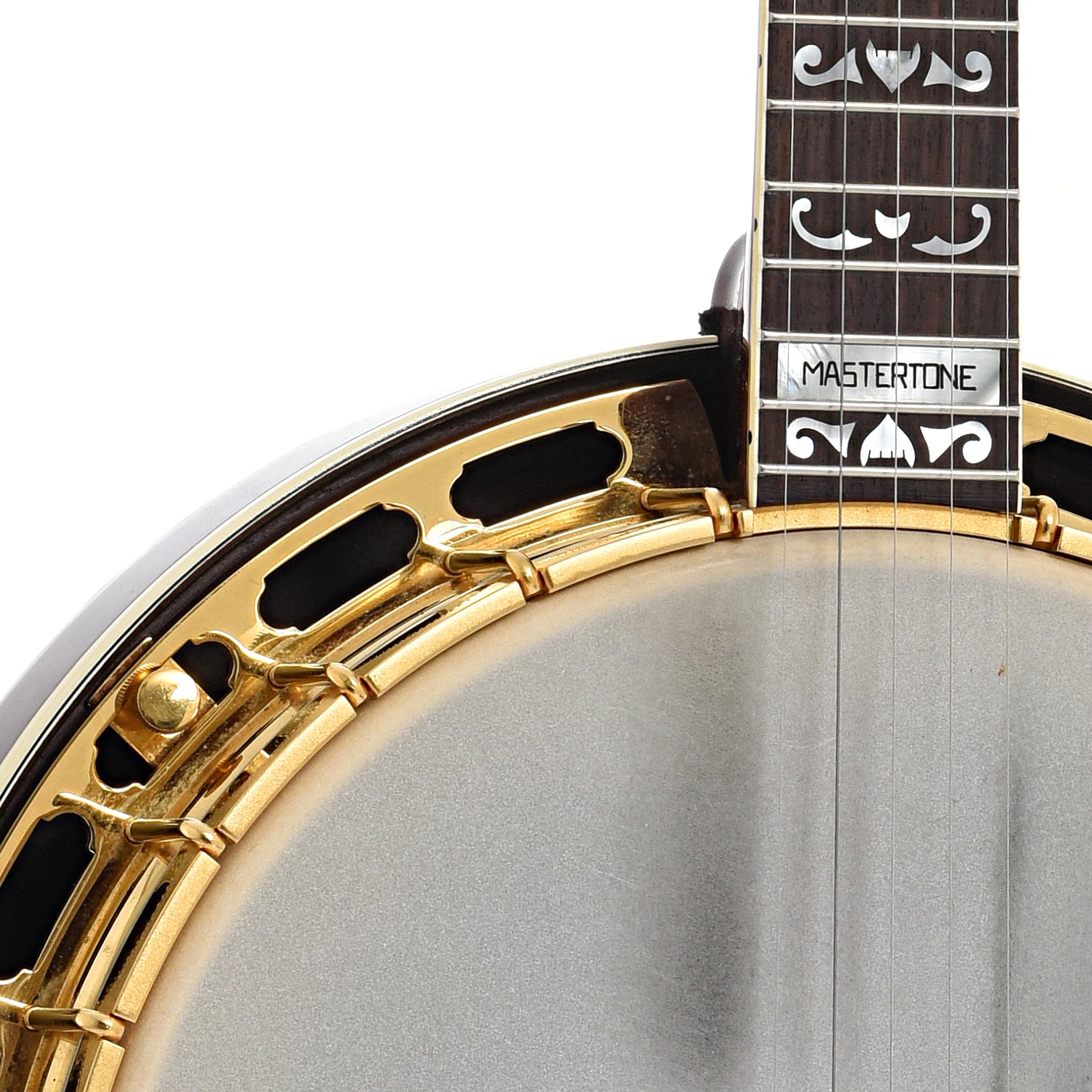 Front body and neck join of Gibson Granada 5-String Resonator Banjo (2009)