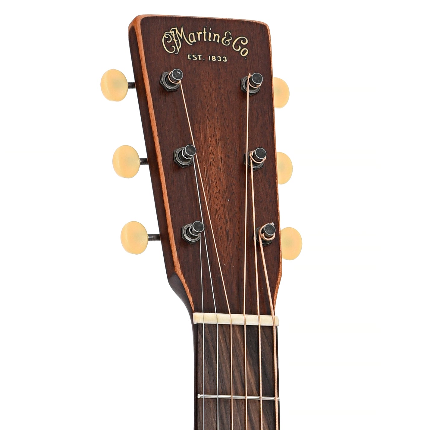 Front headstock of Martin 000-15ML Streetmaster Lefthanded