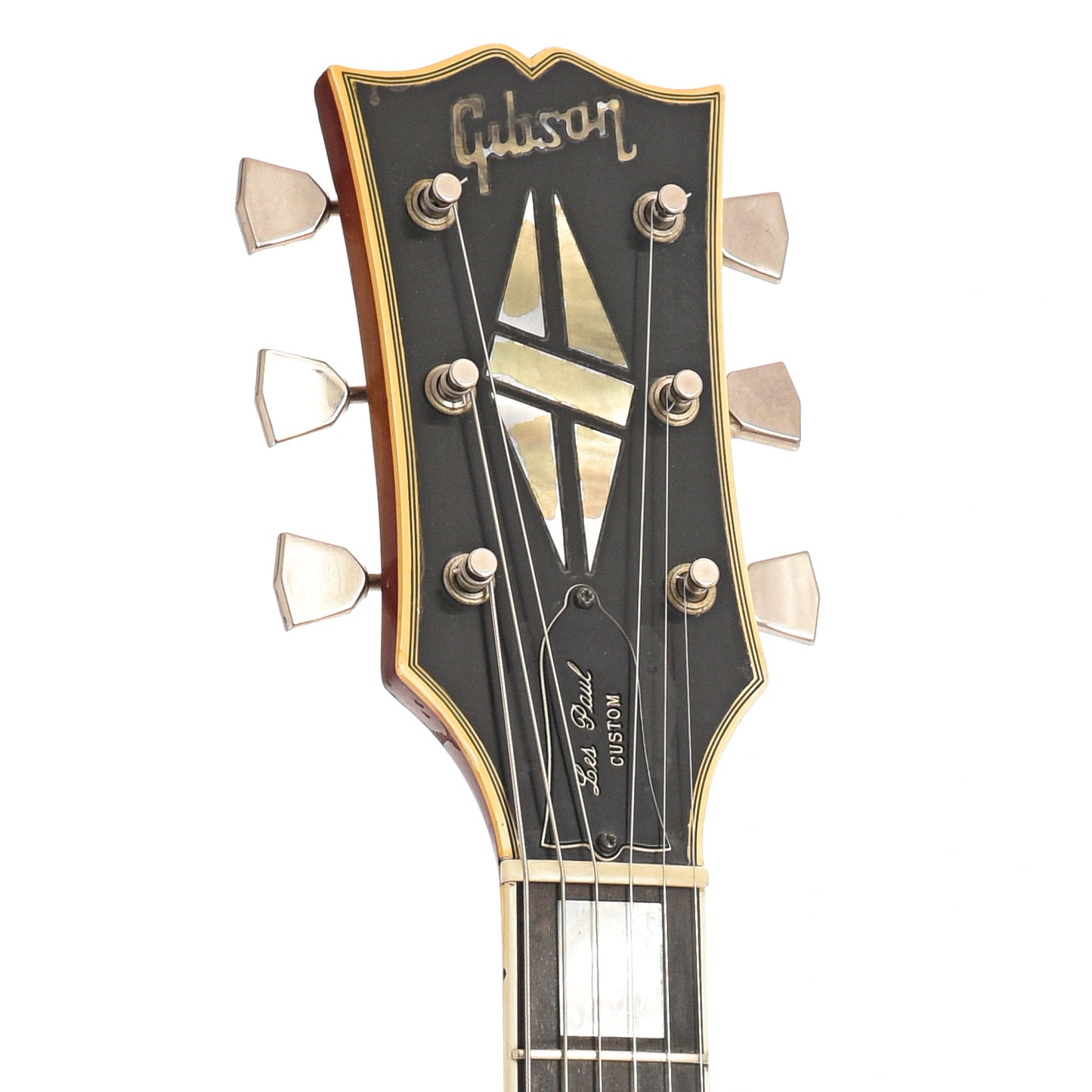 Front headstock of Gibson Les Paul Custom