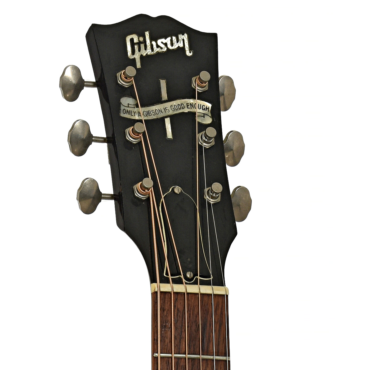 Headstock of Gibson Buddy Holly J-45 Acoustic Guitar