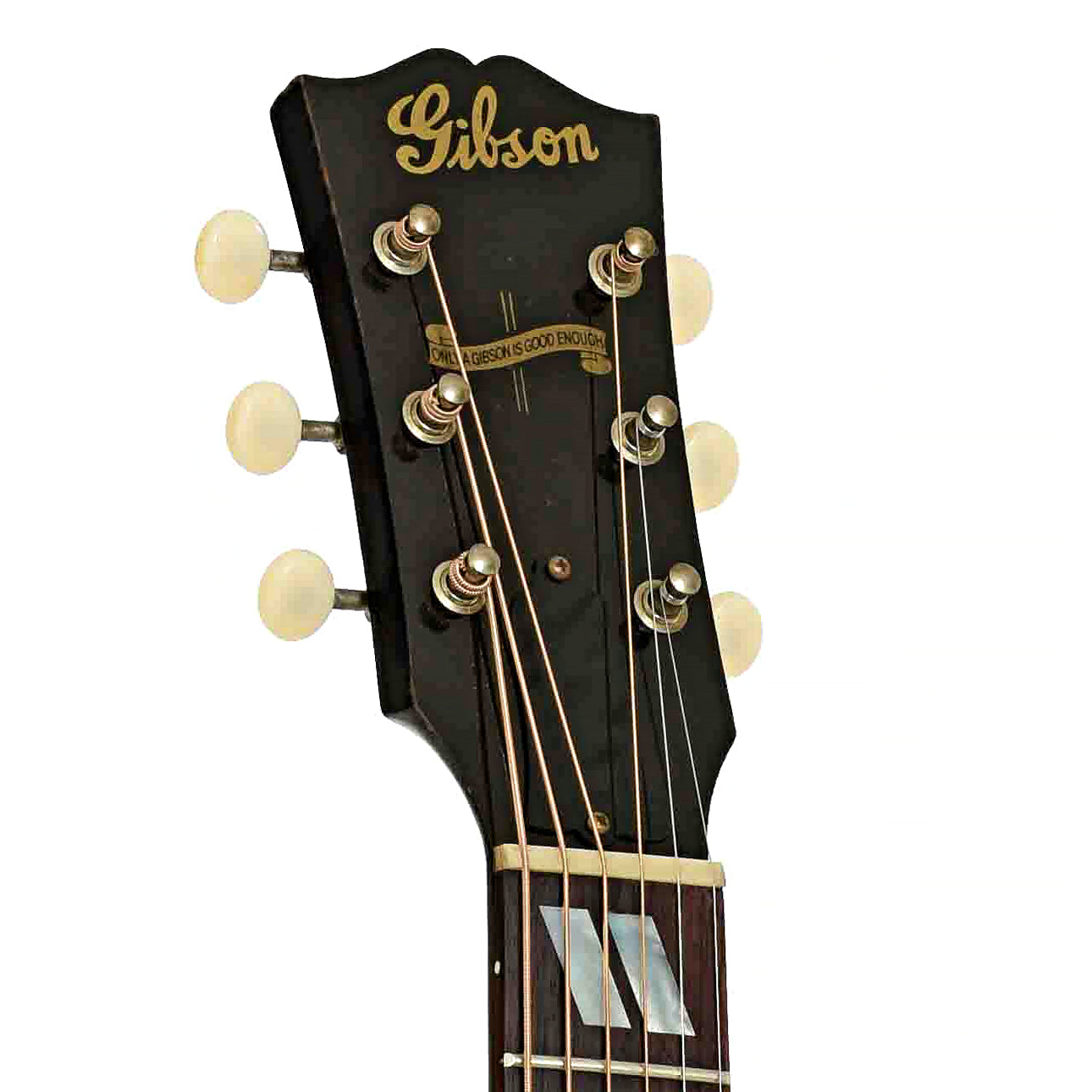 Headstock of Gibson Murphy Lab '42 Banner Southern Jumbo