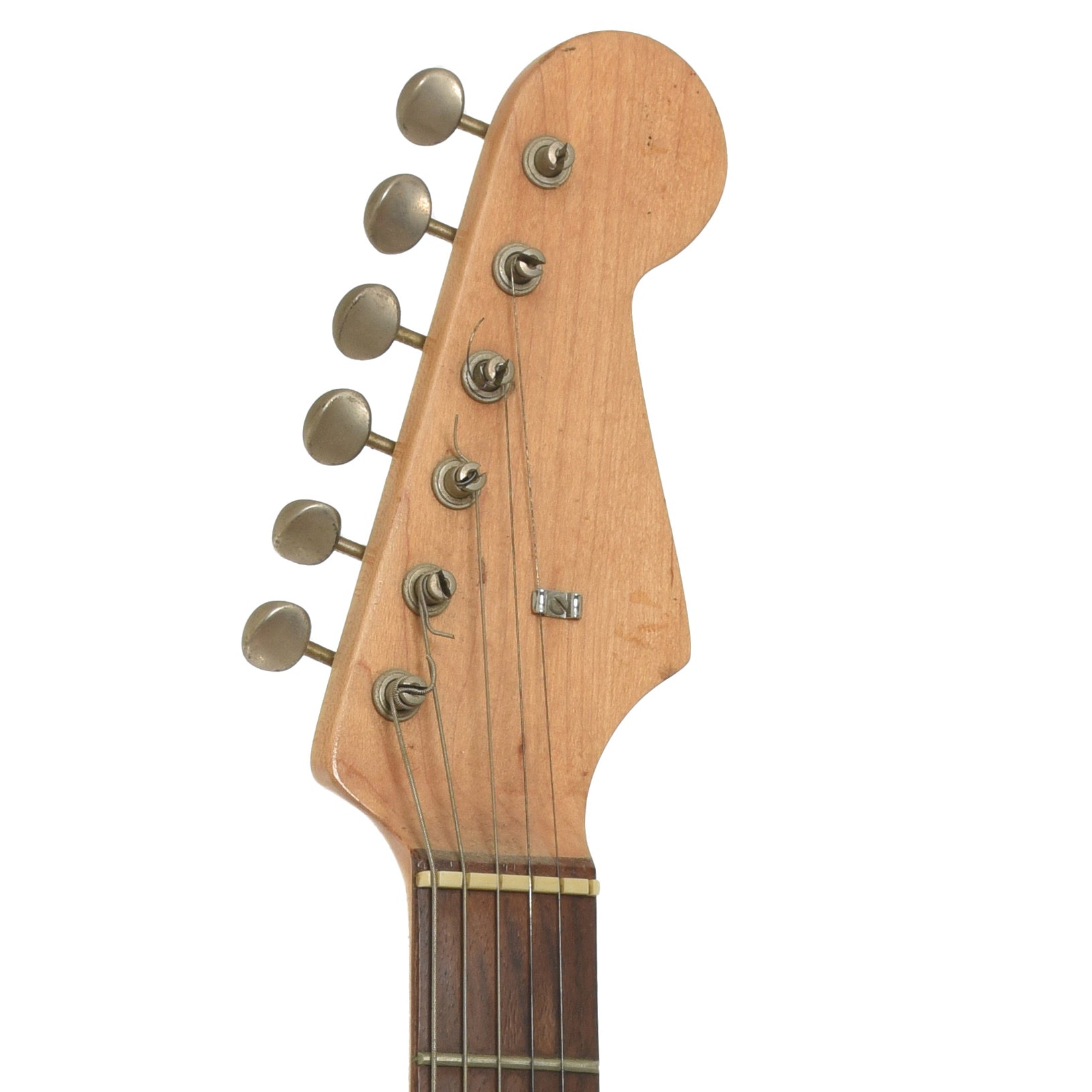 Headstock of Parts Part-o-Caster Electric Guitar