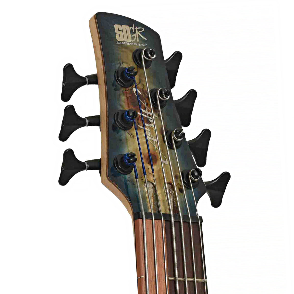 Front headstock of Ibanez SRAS7 7-String