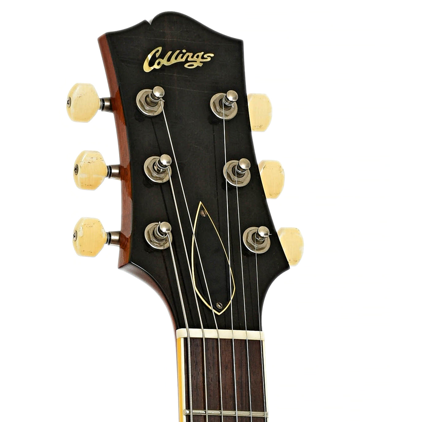 Headstock of Collings I-35 Hollowbody Electric Guitar