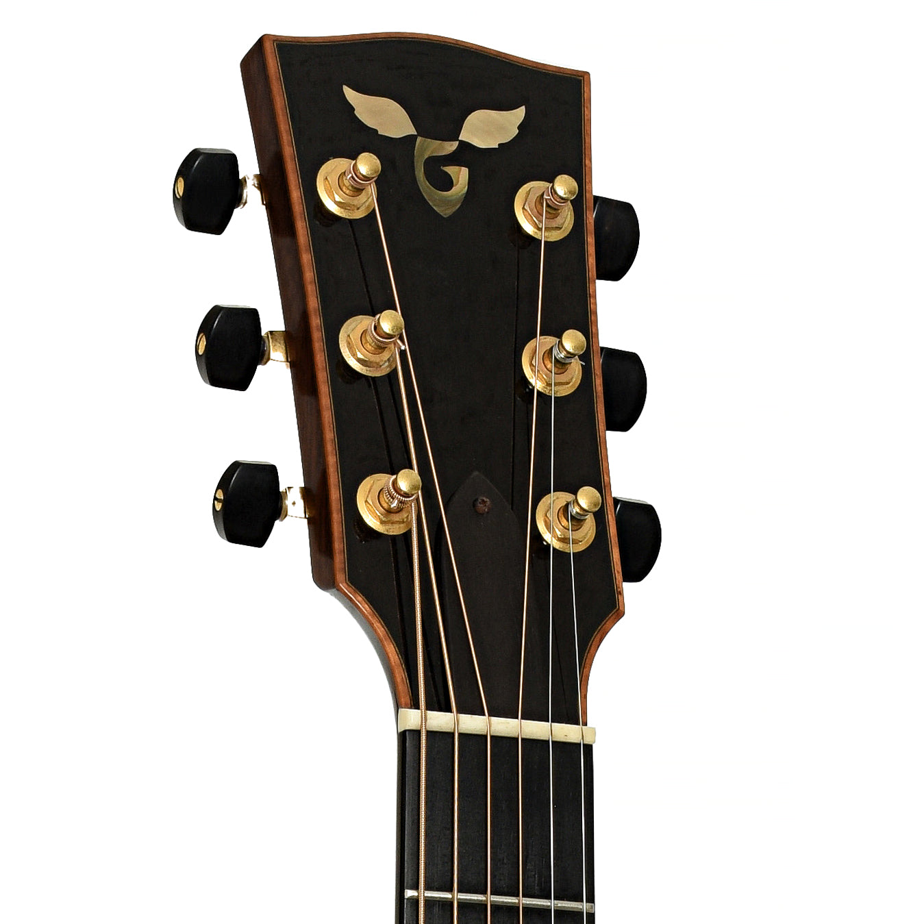 Headstock of Goodall RCJC Acoustic Guitar