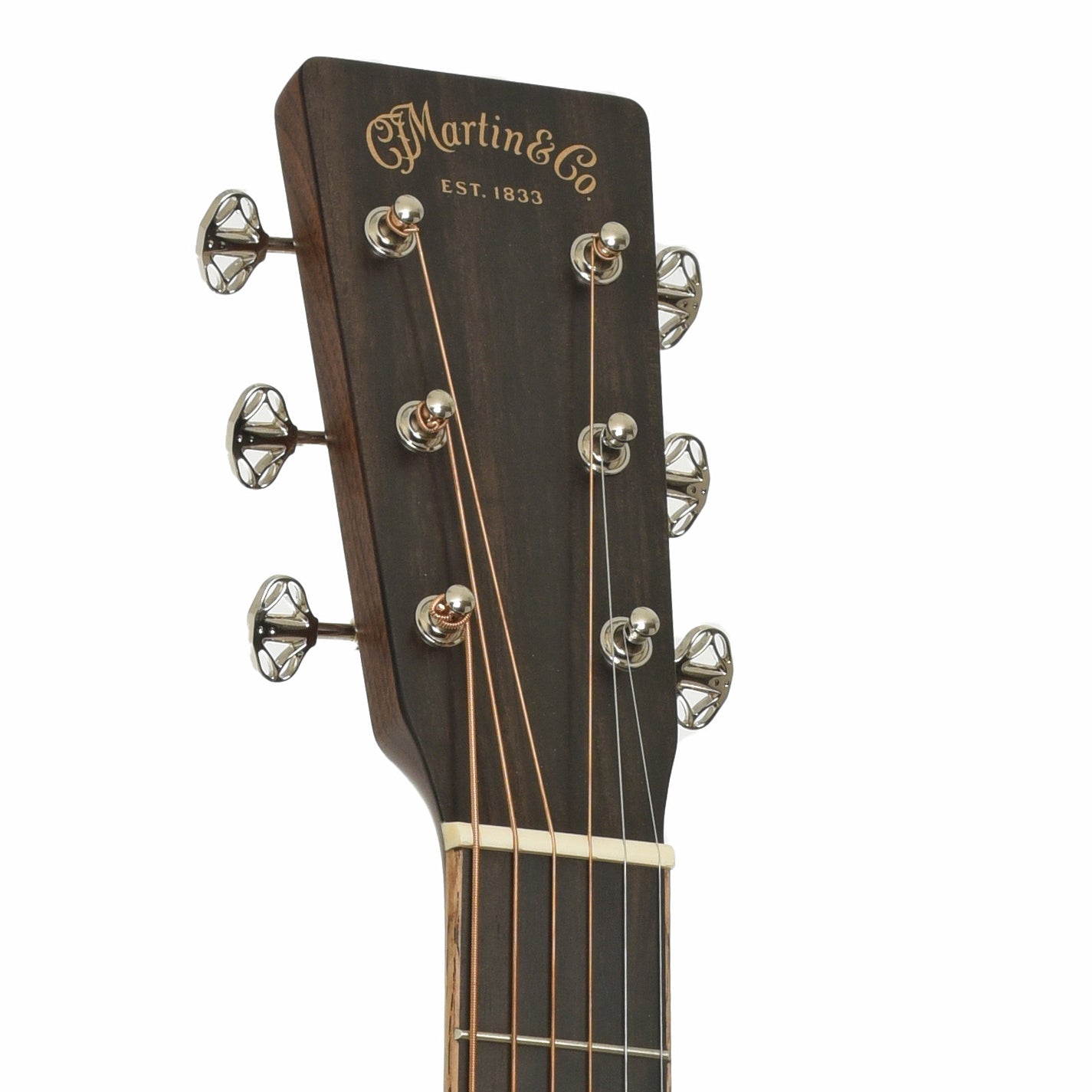 Headstock of Martin OM-35 Inception Acoustic Guitar 