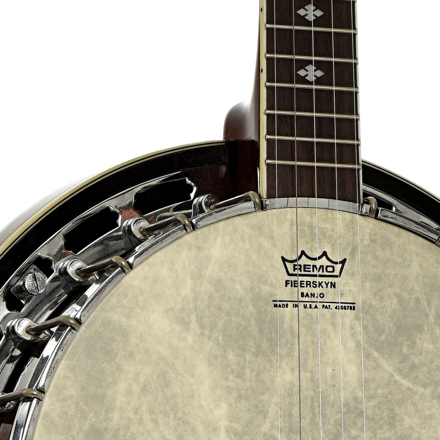 Front neck joint of Gold Tone BG-250F Orange Blossom Resonator Banjo