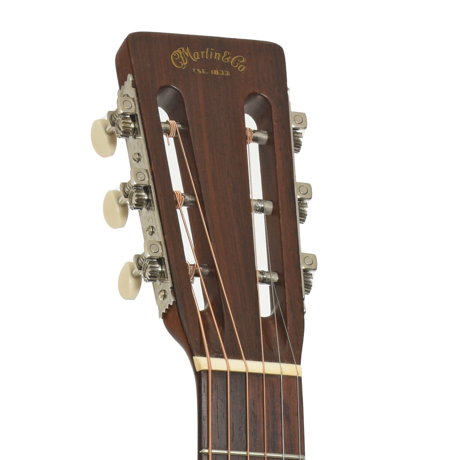 Headstock of Martin 00-21 Acoustic Guitar 