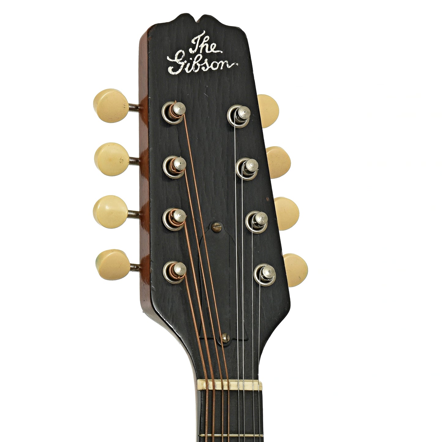Headstock of Gibson A Snakehead Mandolin