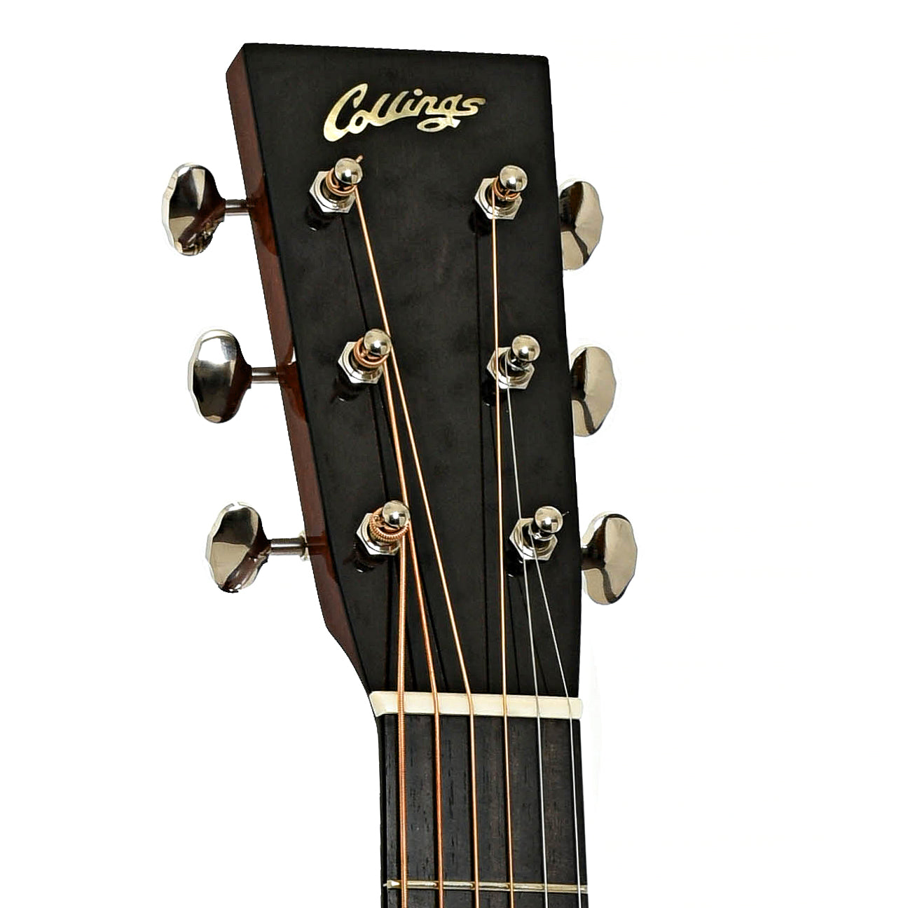 Headstock of Collings OM1T Traditional Acoustic Guitar