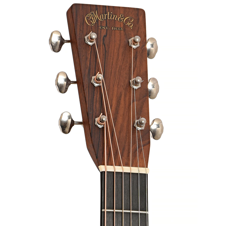 front headstock of Martin Custom Shop 00-28 Cocobolo Acoustic