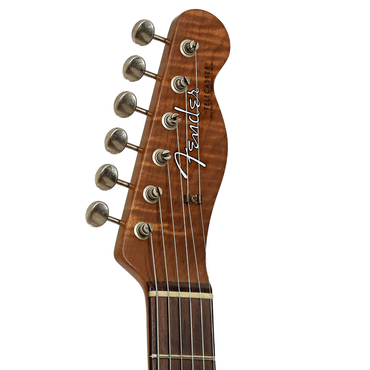 Headstock of Fender Custom Shop  Maho Journeyman Relic Telecaster 