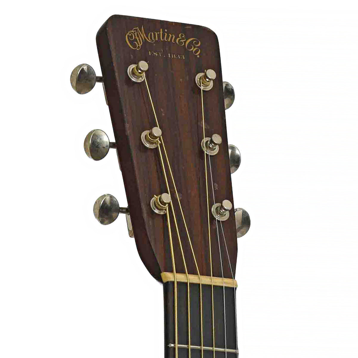 Front headstock of D-28 Rich Robinson The Appalachian Custom
