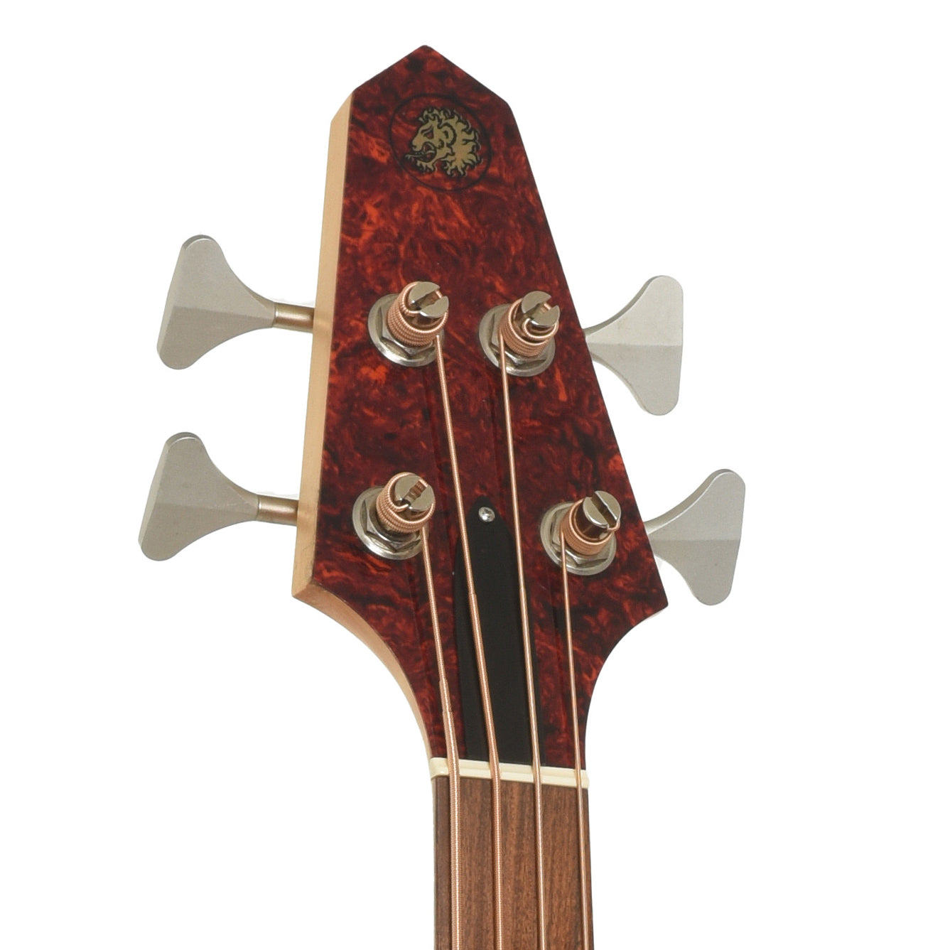 Headstock of Rick Turner RB-4-FC Acoustic-Electric Bass