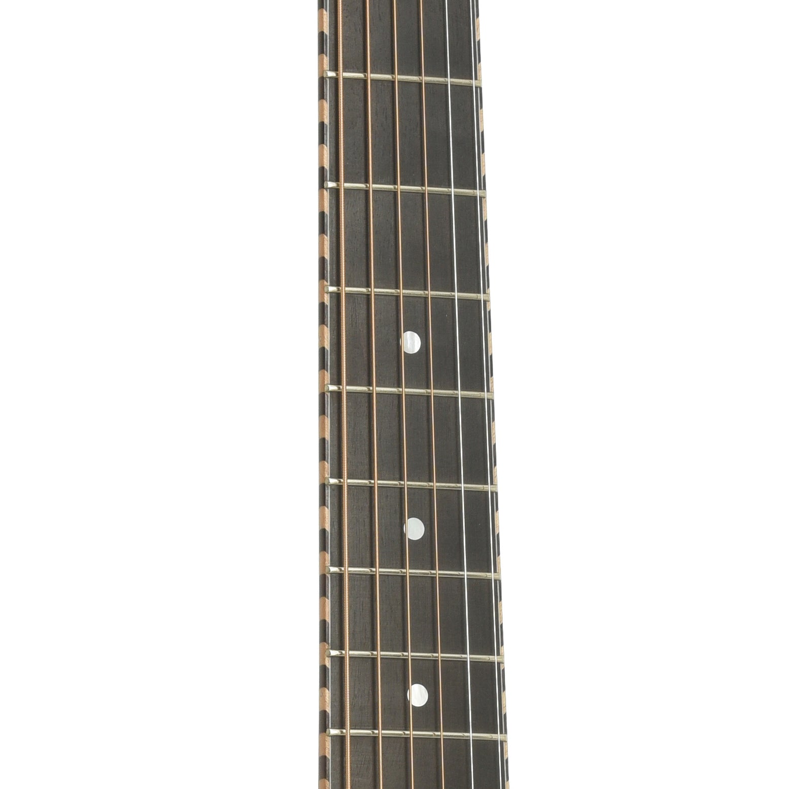 Fretboard of National M2 Roundneck Resonator Acoustic Guitar
